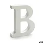 Letter B Wood White (2 x 16 x 14,5 cm) (24 Units) by Pincello, Letters & Numbers - Ref: S3616336, Price: 14,02 €, Discount: %