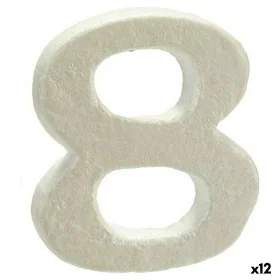 Numeri Numeri 8 polistirene 2 x 15 x 10 cm (12 Unità) di Pincello, Decorazione da parete - Rif: S3616368, Prezzo: 3,35 €, Sco...