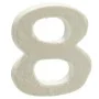 Number Number 8 polystyrene 2 x 15 x 10 cm (12 Units) by Pincello, Wall decorations - Ref: S3616368, Price: 3,35 €, Discount: %