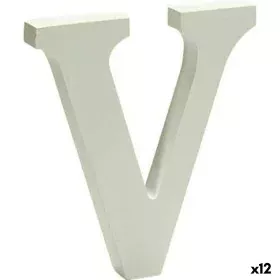 Buchstabe Buchstabe V 1 x 15 x 13,5 cm (12 Stück) von Pincello, Wanddekoration - Ref: S3616377, Preis: 3,35 €, Rabatt: %