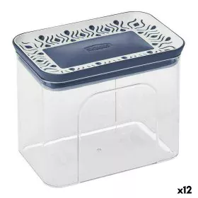 Tin Stefanplast Hermetic Blue Plastic 1,2 L (12 Units) by Stefanplast, Food storage - Ref: S3616647, Price: 56,53 €, Discount: %