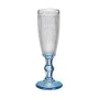 Champagne glass Points Blue Transparent Glass 6 Units (180 ml) by Vivalto, Champagne flute - Ref: S3616697, Price: 18,82 €, D...