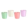 Vaso Cor de Rosa Lilás Branco Verde Argila (16,5 x 16 x 16,5 cm) (120 Unidades) de Ibergarden, Vasos para flores - Ref: S3616...