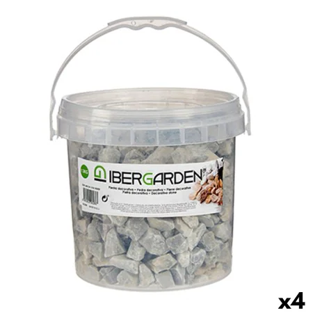 Piedras Decorativas 3 Kg Gris claro (4 Unidades) de Ibergarden, Piedras decorativas - Ref: S3616763, Precio: 10,15 €, Descuen...