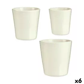 Set of pots White Clay (6 Units) by Ibergarden, Flower Pots - Ref: S3616776, Price: 44,65 €, Discount: %