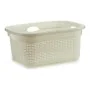 Panier Blanc Plastique 25 L 42,5 x 25,5 x 63,5 cm (12 Unités) de Kipit, Boîtes et coffres de rangement - Réf : S3616847, Prix...