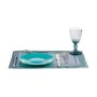 Flat plate Turquoise Glass 6 Units (21 x 2 x 21 cm) by Vivalto, Plates and dishes - Ref: S3616905, Price: 14,58 €, Discount: %