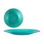 Flat plate Turquoise Glass 6 Units (21 x 2 x 21 cm) by Vivalto, Plates and dishes - Ref: S3616905, Price: 14,58 €, Discount: %