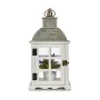 Lanterne Argenté Métal Bois Blanc (14 x 39,3 x 20 cm) (6 Unités) de Gift Decor, Bougeoirs et chandeliers - Réf : S3616937, Pr...