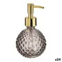 Soap Dispenser 200 ml Golden Anthracite Glass ABS 24 Units (8,5 x 15 x 9 cm) by Berilo, Stands and dispensers - Ref: S3617128...