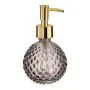 Soap Dispenser 200 ml Golden Anthracite Glass ABS 24 Units (8,5 x 15 x 9 cm) by Berilo, Stands and dispensers - Ref: S3617128...