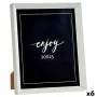 Photo frame White Plastic Glass (22,2 x 3,5 x 27,3 cm) (6 Units) by Gift Decor, Table and wall frames - Ref: S3617233, Price:...