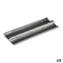 Molde para Baguettes Gris oscuro Metal Acero al carbono 16 x 2,5 x 38 cm Pan (12 Unidades) de Kinvara, Moldes para pan y plum...