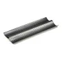 Molde para Baguettes Gris oscuro Metal Acero al carbono 16 x 2,5 x 38 cm Pan (12 Unidades) de Kinvara, Moldes para pan y plum...