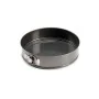 Molde Desmontável Cinzento escuro Metal Aço com carbono 28 x 6,5 x 28,5 cm (6 Unidades) de Kinvara, Formas para tartes e bisc...