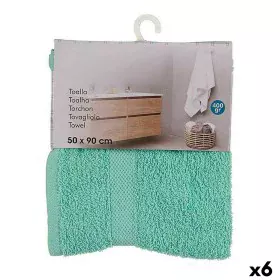 Bath towel 50 x 90 cm Turquoise (6 Units) by Berilo, Towels - Ref: S3617392, Price: 18,88 €, Discount: %