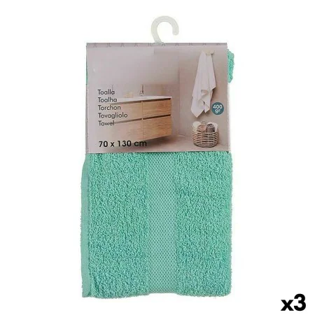 Serviette de toilette Turquoise (70 x 0,5 x 130 cm) (3 Unités) de Berilo, Serviettes de bain - Réf : S3617393, Prix : 18,79 €...