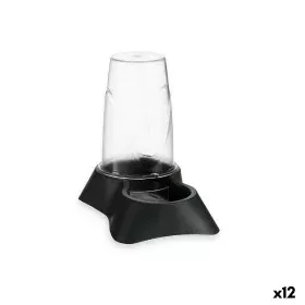 Comedouro para animais de estimação Transparente Antracite Polipropileno 650 ml 12,5 x 18 x 19 cm de Mascow, Pratos - Ref: S3...