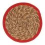 Salvamantel Natural Rojo Fibra natural (30 x 1 x 30 cm) (48 Unidades) de Gift Decor, Salvamanteles individuales - Ref: S36174...