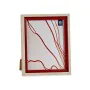 Moldura de Fotos Cristal Vermelho Madeira Castanho Plástico (24 x 2 x 29 cm) (6 Unidades) de Gift Decor, Molduras de parede e...