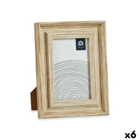 Moldura de Fotos Cristal Dourado Madeira Castanho Plástico (16,2 x 2 x 21 cm) (6 Unidades) de Gift Decor, Molduras de parede ...