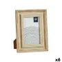 Marco de Fotos Cristal Dorado Madera Marrón Plástico (16,2 x 2 x 21 cm) (6 Unidades) de Gift Decor, Marcos de pared y mesa - ...