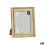 Marco de Fotos Cristal Dorado Madera Marrón Plástico (21 x 2 x 26 cm) (6 Unidades) de Gift Decor, Marcos de pared y mesa - Re...