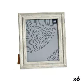 Photo frame Crystal Silver Wood Brown Plastic (26 x 2 x 31 cm) (6 Units) by Gift Decor, Table and wall frames - Ref: S3617529...