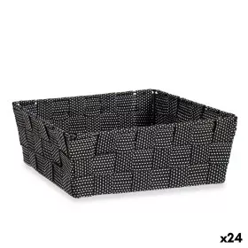 Basket Braiding Black Cloth 2,4 L 20 x 8 x 24 cm (24 Units) by Kipit, Storage boxes and chests - Ref: S3617566, Price: 45,02 ...