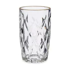 Vaso Dorado Transparente Vidrio 6 Unidades (340 ml) de Vivalto, Vasos largos - Ref: S3617581, Precio: 16,64 €, Descuento: %