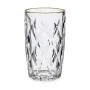 Verre Doré Transparent verre 6 Unités (340 ml) de Vivalto, Verres à jus et soda - Réf : S3617581, Prix : 16,64 €, Remise : %