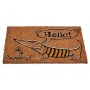 Doormat Dog Natural Black Yellow Coconut Fibre (40 x 1,5 x 60 cm) (12 Units) by Gift Decor, Doormats - Ref: S3617680, Price: ...