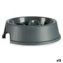 Slow Eating Food Bowl for Pets Anthracite Plastic (27 x 7,5 x 27 cm) (12 Units) by Mascow, Bowls - Ref: S3617796, Price: 36,1...