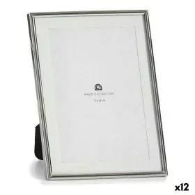 Fotorahmen Kristall Silberfarben Stahl (12 x 19,5 x 15,5 cm) (12 Stück) von Gift Decor, Wand- und Tischrahmen - Ref: S3617817...