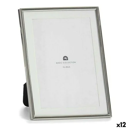 Cadre photo Verre Argenté Acier (12 x 19,5 x 15,5 cm) (12 Unités) de Gift Decor, Cadres muraux et de table - Réf : S3617817, ...