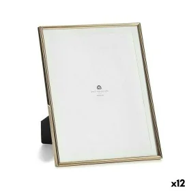 Cadre photo Doré Verre Acier (15,5 x 28 x 22,9 cm) (12 Unités) de Gift Decor, Cadres muraux et de table - Réf : S3617820, Pri...