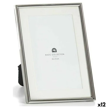 Photo frame Crystal Silver Steel (13,5 x 18 x 11 cm) (12 Units) by Gift Decor, Table and wall frames - Ref: S3617828, Price: ...