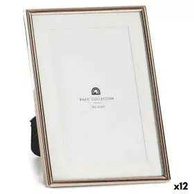 Cadre photo Verre Acier Cuivre (13,5 x 18,5 x 13,5 cm) (12 Unités) de Gift Decor, Cadres muraux et de table - Réf : S3617830,...