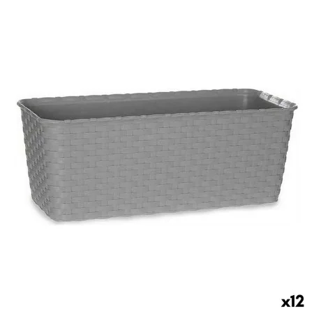 Vaso Autoirrigante Stefanplast Grigio Plastica 13 x 11 x 29 cm (12 Unità) di Stefanplast, Balconiere - Rif: S3618222, Prezzo:...