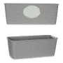 Jardinera Autorriego Stefanplast Gris Plástico 13 x 11 x 29 cm (12 Unidades) de Stefanplast, Maceteros de ventana - Ref: S361...