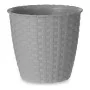 Vaso Stefanplast Cinzento Plástico 14 x 13 x 14 cm (12 Unidades) de Stefanplast, Vasos para flores - Ref: S3618225, Preço: 18...