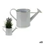 Decorative watering can Metal White Silver (15,7 x 18 x 35,5 cm) (12 Units) by Ibergarden, Ornaments - Ref: S3618233, Price: ...