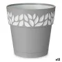 Self-watering flowerpot Stefanplast Grey 15 x 15 x 15 cm White Plastic (12 Units) by Stefanplast, Flower Pots - Ref: S3618242...