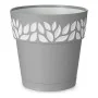 Self-watering flowerpot Stefanplast Grey 15 x 15 x 15 cm White Plastic (12 Units) by Stefanplast, Flower Pots - Ref: S3618242...