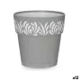 Vaso Autoirrigável Stefanplast Gaia Cinzento 15 x 15 x 15 cm Branco Plástico (12 Unidades) de Stefanplast, Vasos para flores ...