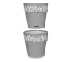 Vaso Autoirrigável Stefanplast Gaia Cinzento 15 x 15 x 15 cm Branco Plástico (12 Unidades) de Stefanplast, Vasos para flores ...