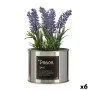 Decorative Plant Plastic Lavendar Can 6 Units by Ibergarden, Artificial Plants - Ref: S3618425, Price: 34,06 €, Discount: %