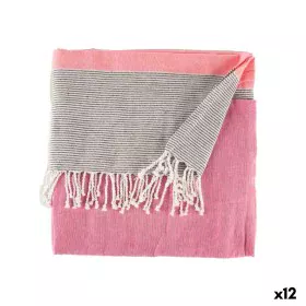 Foulard multi-usages Rayures 160 x 200 cm Rose (12 Unités) de Gift Decor, Dessus de lits et couvre-lits - Réf : S3618489, Pri...