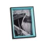 Cornice Portafoto Cristallo Nero Azzurro Legno MDF (3 x 22 x 17 cm) (6 Unità) di Gift Decor, Cornici da parete e da tavolo - ...