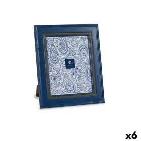 Cadre photo Verre Bleu Plastique (6 Unités) (2 x 33 x 28 cm) de Gift Decor, Cadres muraux et de table - Réf : S3618578, Prix ...